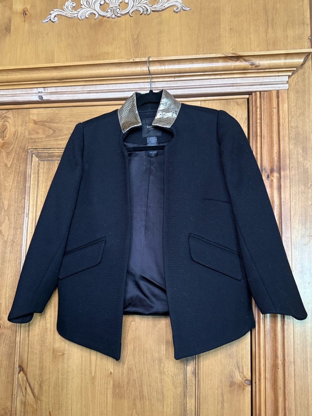 Smythe Les Vestes Black Wool Jacket – Size 6